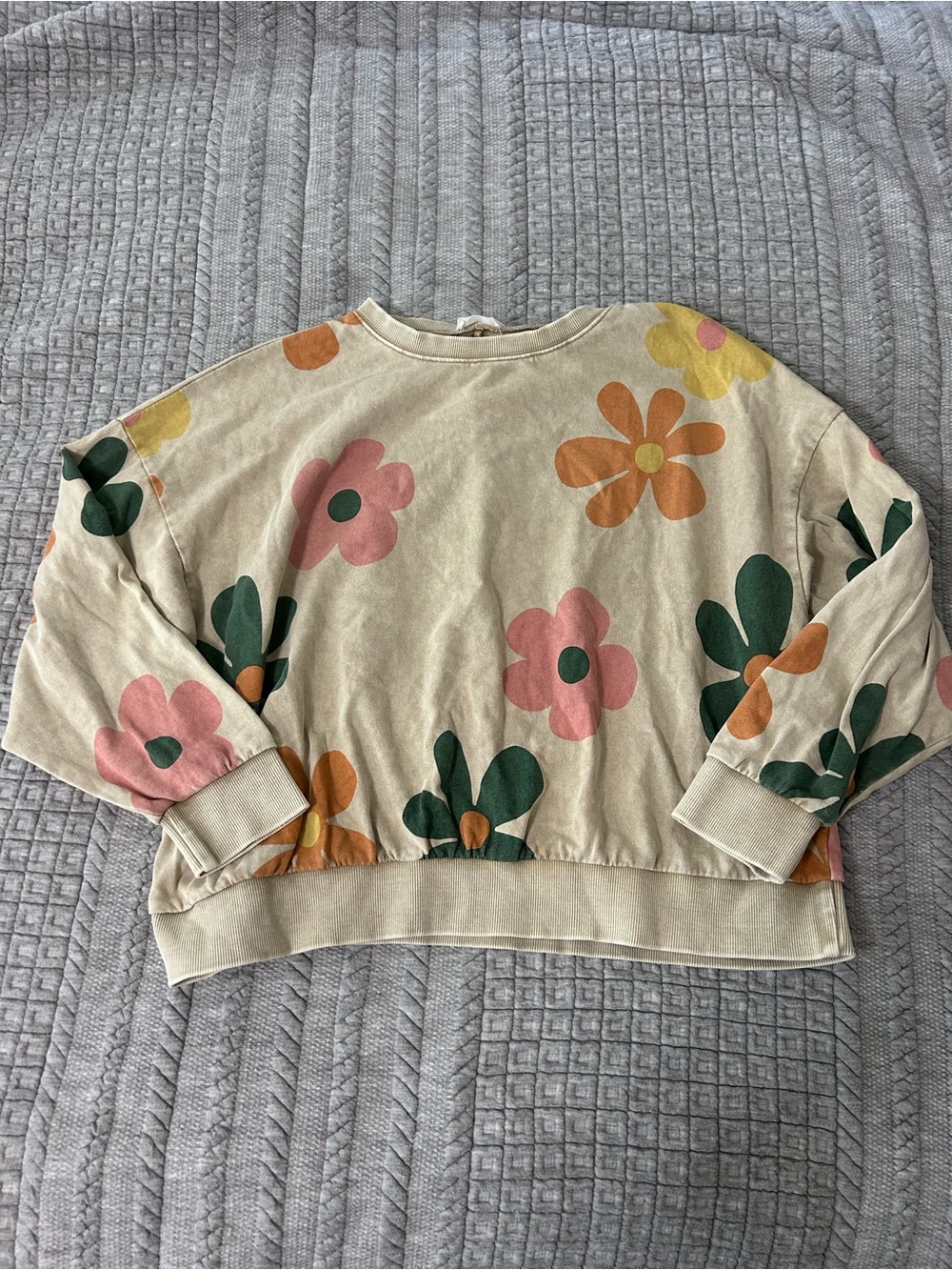 mittoshop Beige Crewneck Sweatshirt